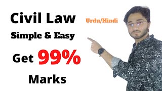 What is Civil Law - Explained in Hindi / Urdu | Huzaifa Dogar