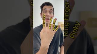 Learn the Names of Your Fingers in English! #vocabulary #pocenglish