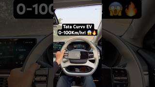 Tata Curvv EV 0-100 Speed Test 🔥