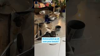 Dirty dishes hack  #organisedhome #organisingtips #professionalorganizer #organising