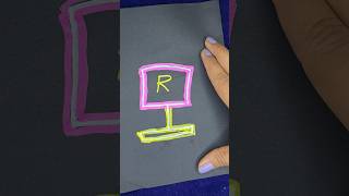 easy drawing art tv🪻⚘️! #ytshorts #sandart #shorts #viralvideo #trendingnow#clay