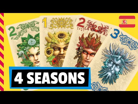 4 SEASONS Juego de mesa - Reseña / Cómo se juega / Tutorial (Español)