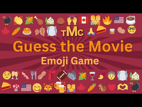 Thanksgiving Edition | TMC | Guess the Movie | Emoji Game