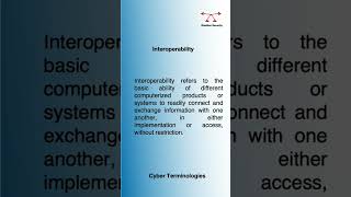 CyberSecurity Definitions | Interoperability