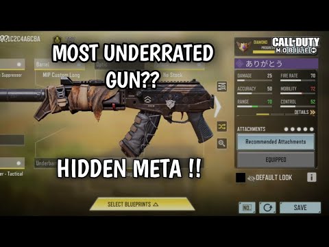 MOST UNDERRATED GUN IN CODM ||  GUNSMITH AT THE END OF VIDEO || AMONK ||