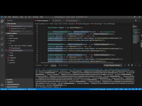 AWS Kinesis | Data Stream & Data Analytics | Integrate With Java Code to push data to Stream