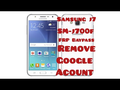 Samsung j700f FRP lock removal