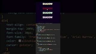 CSS Shadow Effects