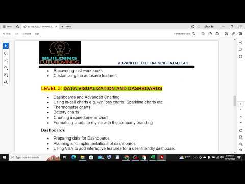 Introduction to Excel