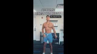 The BEST Dumbbell Only Home Chest Workout