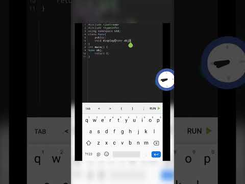 C++ program to print class name #cpp #coding #programming #oop #shorts