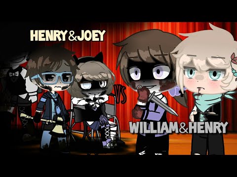 Gacha club(GCMV) singing battle "Henry Stein&Joey Drew(BATIM) Vs William Afton&Henry Emily(FNAF)"