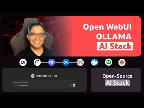 Open WebUI + Docker + Ollama (DeepSeek +  Meta)