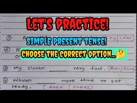 Quiz time! 📋🎉 Check if you can answer... | Practice Simple present tense with examples!