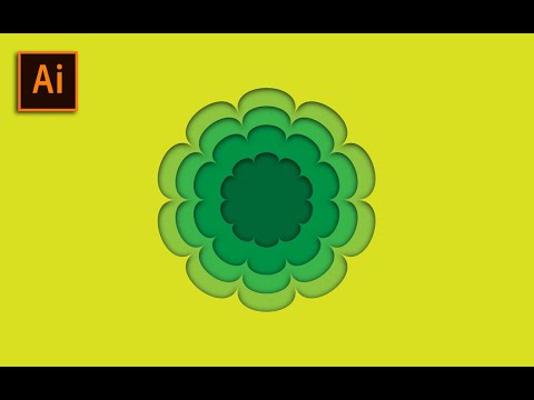 how to design paper cut out effect | illustrator tutorial