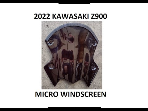 Micro Windscreen Modification For Kawasaki Z900