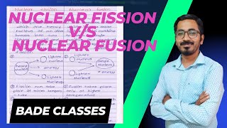 "compare nuclear fission and fusion" |#jee |#neet |#cet |#iit