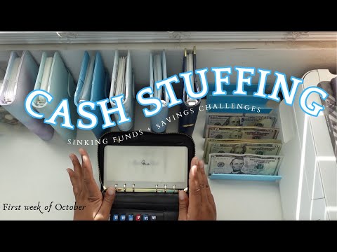 Cash Stuffing First week of October 2025 | Weekly budgeting