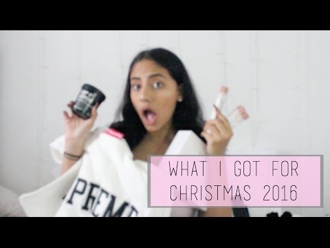 What I Got For Christmas 2016♡ Camera equipment? + Supreme? + More!