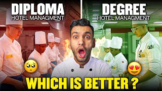 Degree vs Diploma in Hotel Management which is correct?😱| What to do in Hotel Management degree o...