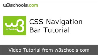 W3Schools CSS Navigation Bar Tutorial