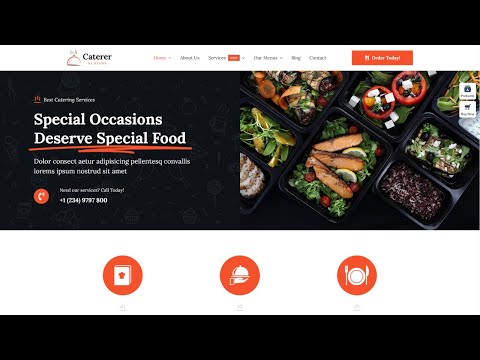 How to make a Catering Website (Wordpress) - Avada