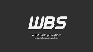 WHM Backup Solutions - Free Opensource Automated cPanel Reseller Backup Script