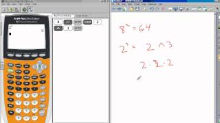 calculator videos - exponents