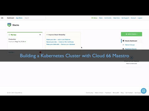 Deploying a Kubernetes Cluster with Cloud 66 Maestro