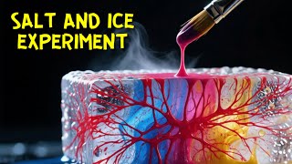 Melting Ice Art | Science Experiment for Kids with salt and ice