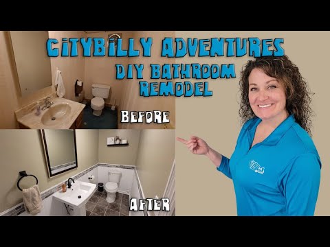 Mrs CityBilly's DIY Bathroom Remodel #1