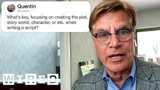 Aaron Sorkin Answers Screenwriting Questions From Twitter | Tech Support | WIRED