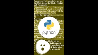 Converting list to *args when calling function #shorts