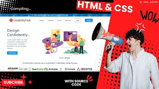 Build This Complete Modern Website Using Only HTML And CSS 🔥