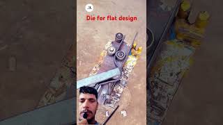 Flat design die making #automobile #beautifultools #machine #welding #tools #mechanical #lalpari