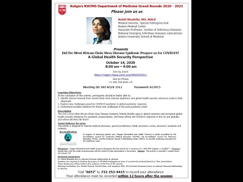 Did the West African Ebola Virus Disease Epidemic Prepare us for COVID19?