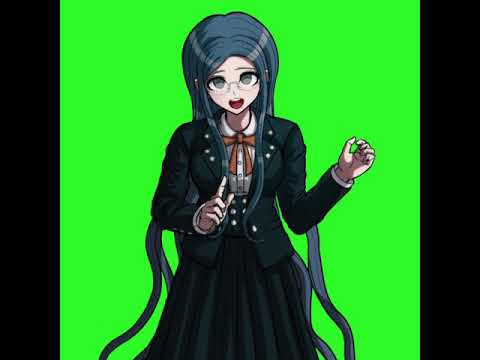 Tsumugi Shirogane|| Danganronpa green screen animation (read desc!)