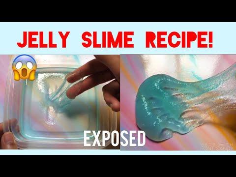 PEACHYBBIES BLUE BOTTLE JELLY SLIME WITH 3 INGREDIENTS?!