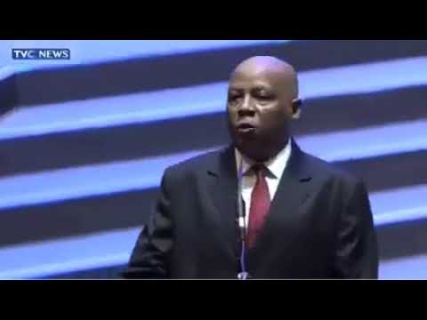 Shettima looks Disturbed While Delivering His Speech At The NBA Annual Conference  August 2022