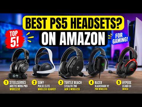 Best PS5 Gaming Headset on Amazon BUY RIGHT NOW | Top Wireless Audio 2026