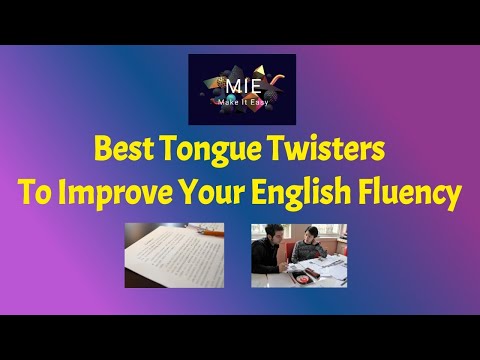 Best Tongue Twisters to improve English Fluency and Pronounciation.