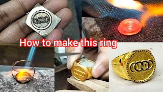 gold ring making process | Audi gold ring make design |  22k gold