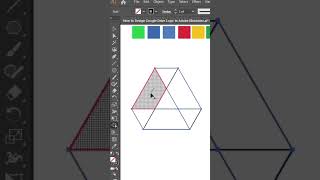 How To Design Google Drive Logo in 1 Minute | Adobe Illustrator Tutorial #shorts
