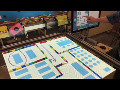 Augmented reality LEGO - digital sketching on LEGO bricks