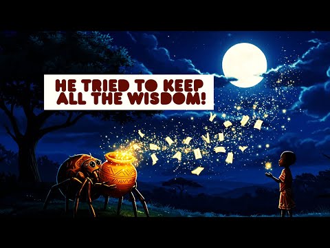 African Bedtime Stories: Anansi’s Wisdom & Trickery 🌌🕸