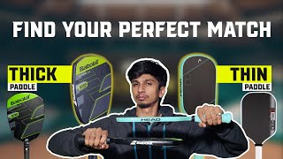Thick vs Thin Core Pickleball Paddles – Which One Wins on the Court? 🏓🔥