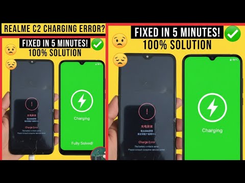 Realme C2 Charging Error Solution | "Battery Contacts Error" Problem Fixed ✅ Hindi