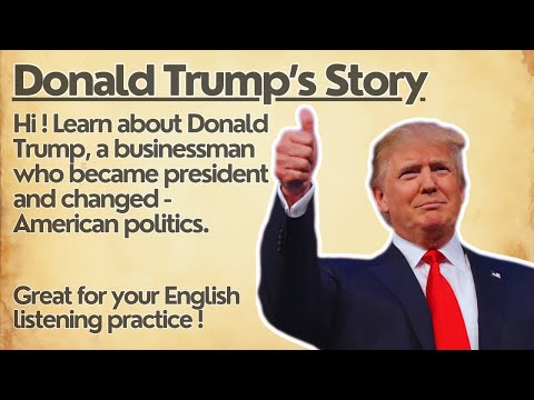 Graded Reader Level 2 | Learn English with Story Level 2 | English Avenue | Donald Trump’s Story