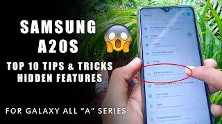 Samsung Galaxy A20s Tips & Tricks Top 10 Hidden Features [ A Series ] English