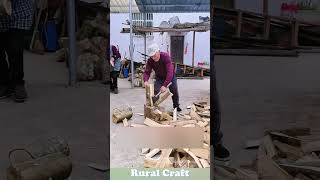 Chopping firewood: Quality tools boost work efficiency! #tools